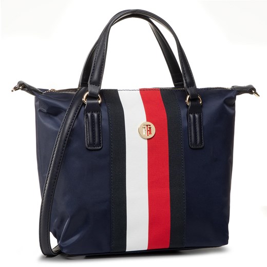 Torebka Tommy Hilfiger Poppy Small Tote Corp AW0AW08336 0GY Tommy Hilfiger one size eobuwie.pl