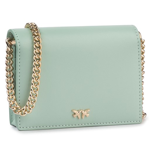 Torebka Pinko Jolie Simply Credit Card PE 20 PLTT 1021KX Y5FF Aqua Green T31 Pinko one size okazja eobuwie.pl