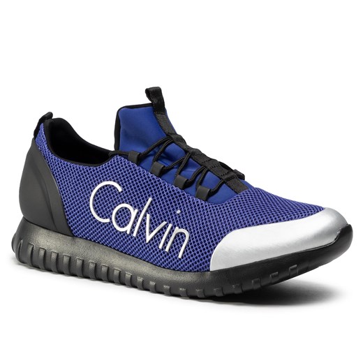 Sneakersy Calvin Klein Jeans Ron S0506 Steel Blue/Silver 44 eobuwie.pl