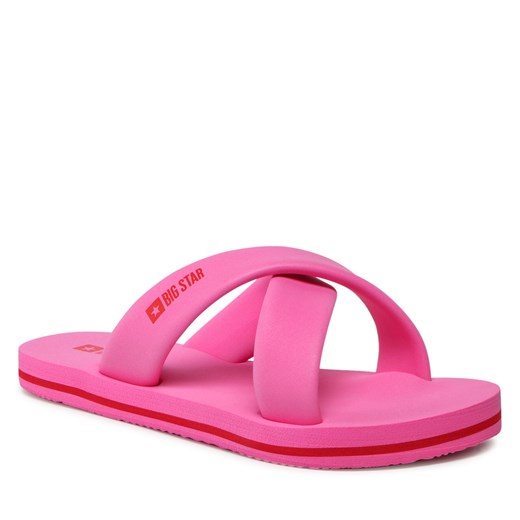 Klapki Big Star Shoes JJ274A520 Pink/Red 37 eobuwie.pl
