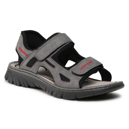 Sandały Rieker 26752-42 Grau Rieker 45 eobuwie.pl