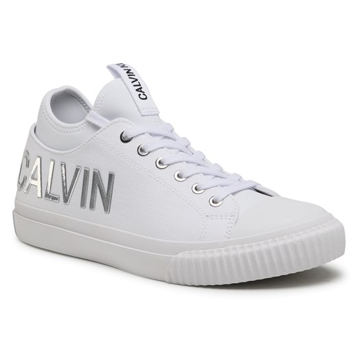 Trampki Calvin Klein Jeans Ivanco B4S0698 White/Silver 45 eobuwie.pl