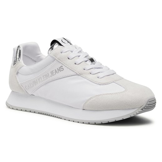 Sneakersy Calvin Klein Jeans Jerrold B4S0717 White/Silver 44 eobuwie.pl