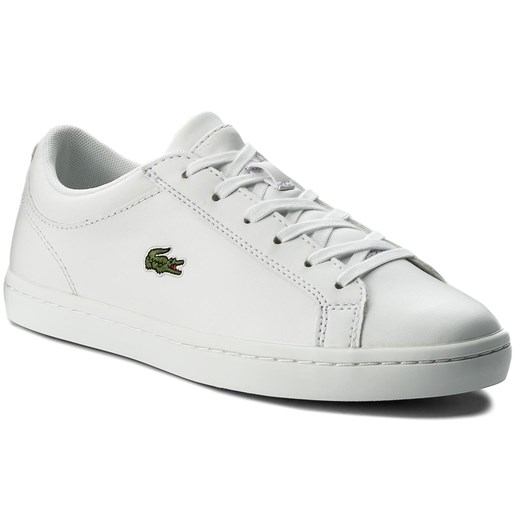 Sneakersy Lacoste Straightset Bl 1 Spw 7-32SPW0133001 Wht Lacoste 42 eobuwie.pl