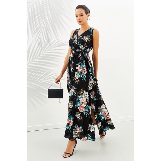 LA Angels Sukienka w kolorze czarnym ze wzorem La Angels S okazyjna cena Limango Polska