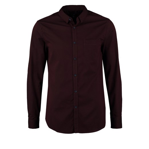 New Look Koszula burgundy zalando czarny abstrakcyjne wzory