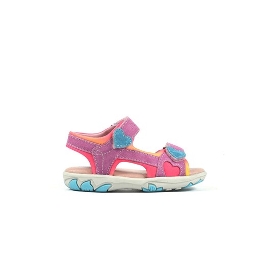Richter Shoes Sandały w kolorze jasnoróżowym ze wzorem ze sklepu Limango Polska w kategorii Sandały dziecięce - zdjęcie 169093288