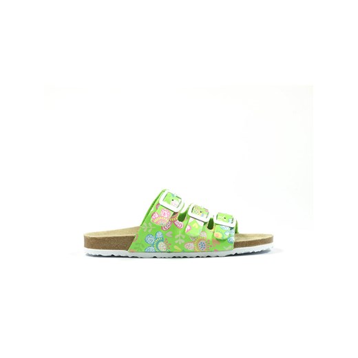 Richter Shoes Klapki w kolorze zielonym ze sklepu Limango Polska w kategorii Klapki dziecięce - zdjęcie 169093528