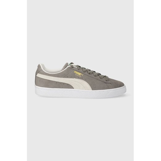 Puma sneakersy zamszowe  Suede Classic XXI kolor szary 374915.07 ze sklepu PRM w kategorii Trampki męskie - zdjęcie 169098135