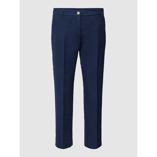 Spodnie materiałowe o kroju regular fit w kant model ‘STYLE.MARON’ ze sklepu Peek&Cloppenburg  w kategorii Spodnie damskie - zdjęcie 169099625