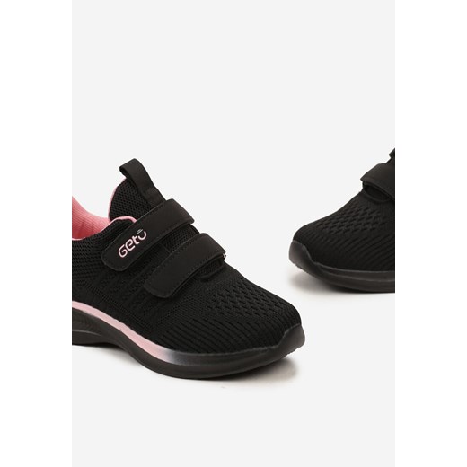 Buty sportowe dziecięce czarne Born2be na rzepy 