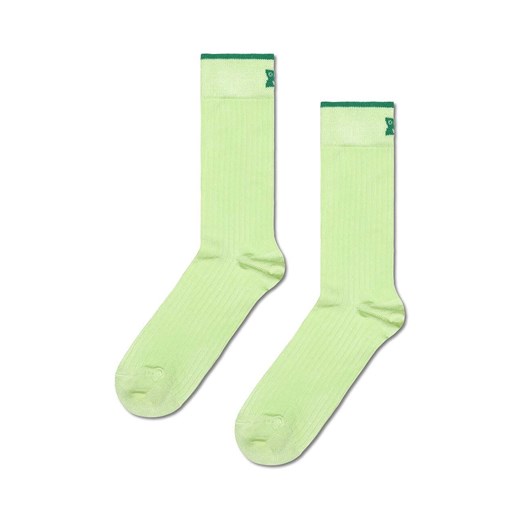 Happy Socks skarpetki Slinky kolor zielony ze sklepu ANSWEAR.com w kategorii Skarpetki damskie - zdjęcie 169105656