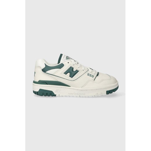 New Balance sneakersy skórzane 550 BBW550BI kolor szary BBW550BI ze sklepu ANSWEAR.com w kategorii Buty sportowe damskie - zdjęcie 169105836