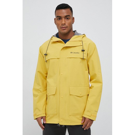 Columbia kurtka outdoorowa IBEX II kolor żółty 2036921 ze sklepu PRM w kategorii Kurtki męskie - zdjęcie 169110367