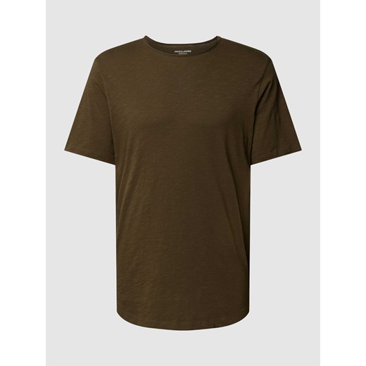T-shirt w jednolitym kolorze ze sklepu Peek&Cloppenburg  w kategorii T-shirty męskie - zdjęcie 169110726