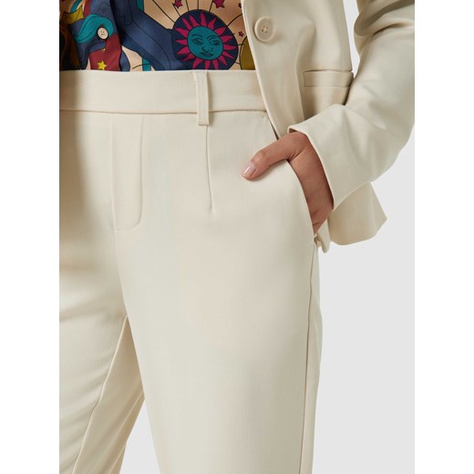 Spodnie materiałowe o kroju slim fit z wpuszczanymi kieszeniami model ‘Lisa’ Object 42 Peek&Cloppenburg 