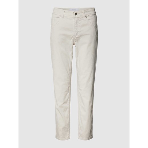 Spodnie o kroju slim fit z zapięciem na guzik model ‘ORNELLA’ ze sklepu Peek&Cloppenburg  w kategorii Spodnie damskie - zdjęcie 169110855