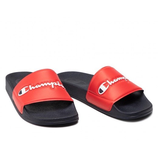 Klapki Champion Rochester Slide Varsity M S21993.RS001 czerwone Champion 44 ButyModne.pl