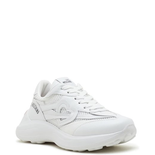 Love Moschino Sneakersy | z dodatkiem skóry ze sklepu Gomez Fashion Store w kategorii Buty sportowe damskie - zdjęcie 169122277