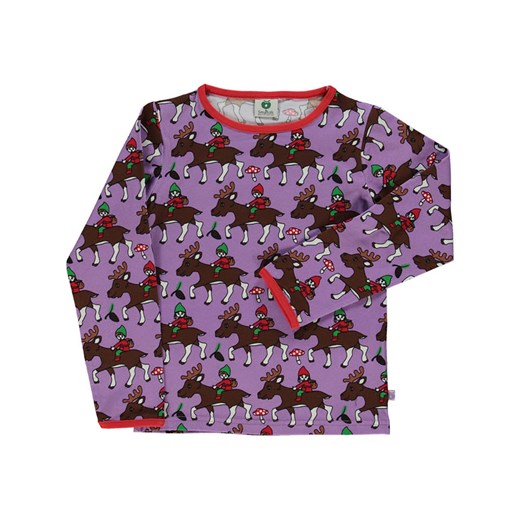 Småfolk Koszulka w kolorze fioletowym ze sklepu Limango Polska w kategorii Bluzki dziewczęce - zdjęcie 169122679