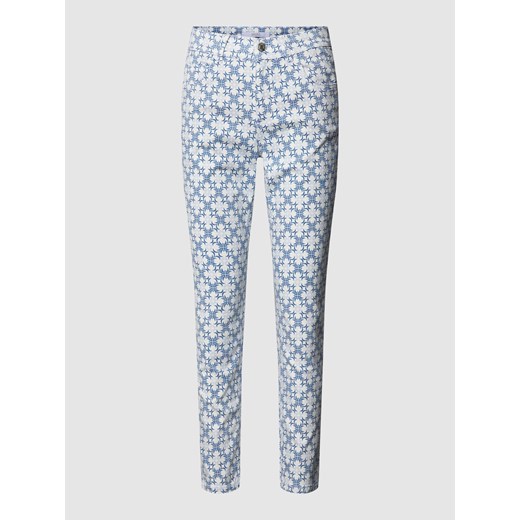 Spodnie ze wzorem na całej powierzchni model ‘Ornella’ ze sklepu Peek&Cloppenburg  w kategorii Spodnie damskie - zdjęcie 169122847