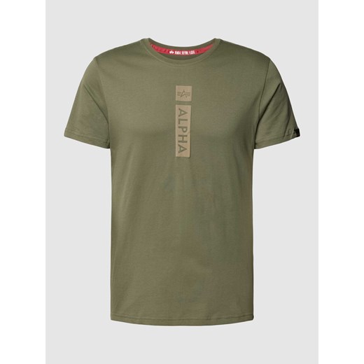T-shirt z nadrukiem z logo ze sklepu Peek&Cloppenburg  w kategorii T-shirty męskie - zdjęcie 169123545