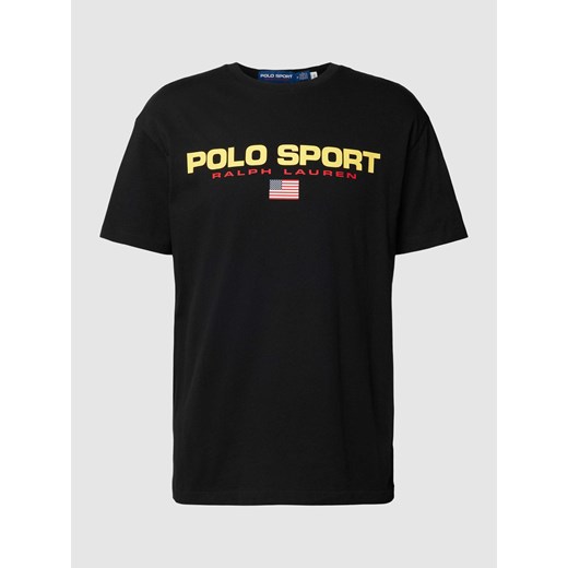 T-shirt z nadrukiem z logo ze sklepu Peek&Cloppenburg  w kategorii T-shirty męskie - zdjęcie 169123618