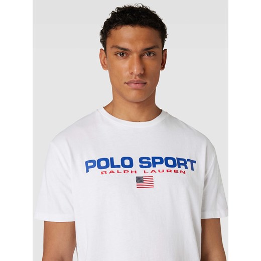T-shirt męski Polo Sport z bawełny 