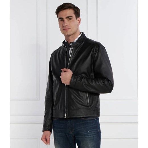 BOSS BLACK Skórzana kurtka Mansell1 | Regular Fit ze sklepu Gomez Fashion Store w kategorii Kurtki męskie - zdjęcie 169124445