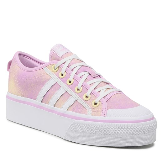 Buty adidas Nizza Platform W GY9476 Bilil/Ftwwht/Almyel 40 wyprzedaż eobuwie.pl