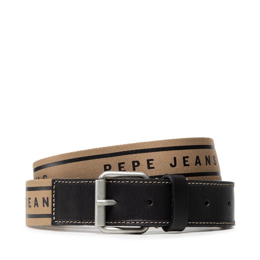 Pasek Męski Pepe Jeans Berni Belt PM020990 Black 999 Pepe Jeans 95 okazja eobuwie.pl