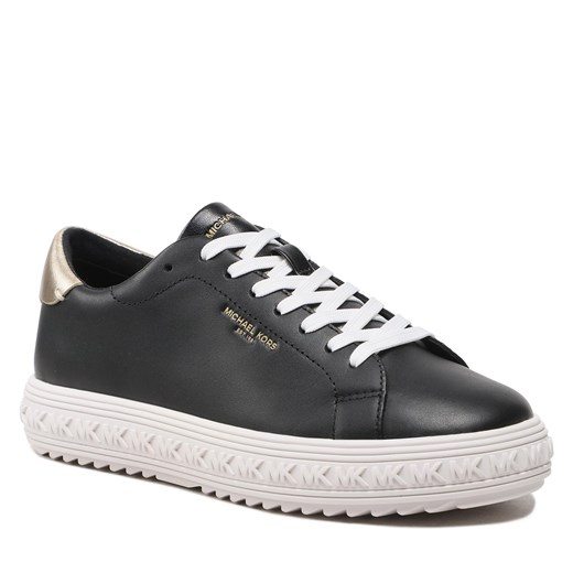 Sneakersy MICHAEL Michael Kors Grove Lace Up 43F2GVFS6L Black Michael Michael Kors 41 okazyjna cena eobuwie.pl