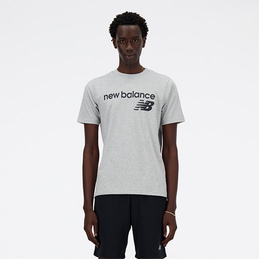 Koszulka męska New Balance MT41905AG – szara ze sklepu New Balance Poland w kategorii T-shirty męskie - zdjęcie 169134848