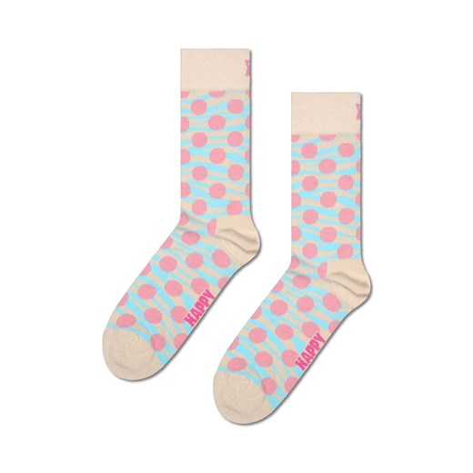 Happy Socks skarpetki Tiger Dot Sock kolor różowy ze sklepu ANSWEAR.com w kategorii Skarpetki damskie - zdjęcie 169137539