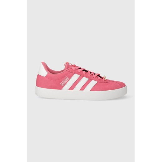 adidas sneakersy zamszowe COURT kolor różowy ID9075 ze sklepu ANSWEAR.com w kategorii Trampki damskie - zdjęcie 169137626