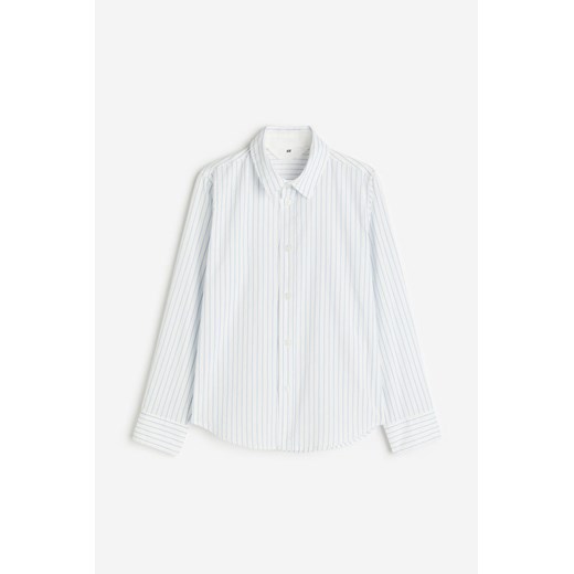 H & M - Bawełniana koszula - Niebieski H & M uniwersalny H&M