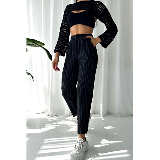 Spodnie LOMISA BLACK ze sklepu Ivet Shop w kategorii Spodnie damskie - zdjęcie 169147487