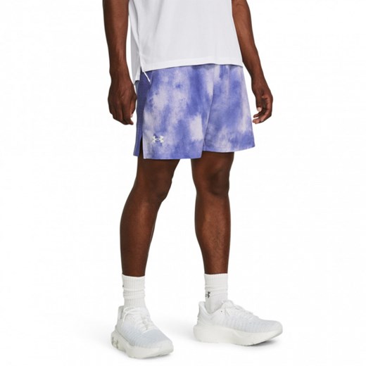 Męskie spodenki do biegania Under Armour Launch Elite 7'' Prt Short - fioletowe Under Armour M Sportstylestory.com