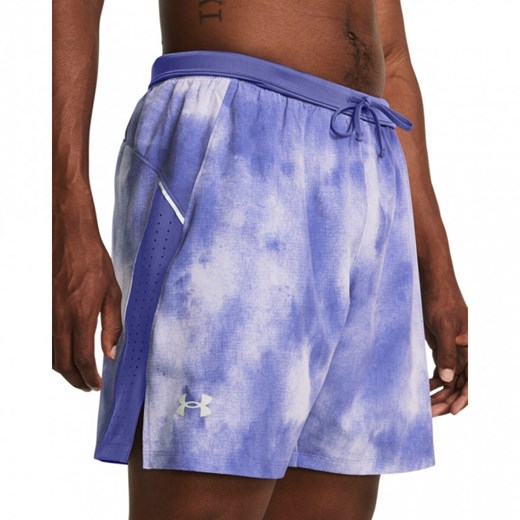 Męskie spodenki do biegania Under Armour Launch Elite 7'' Prt Short - fioletowe Under Armour XL Sportstylestory.com