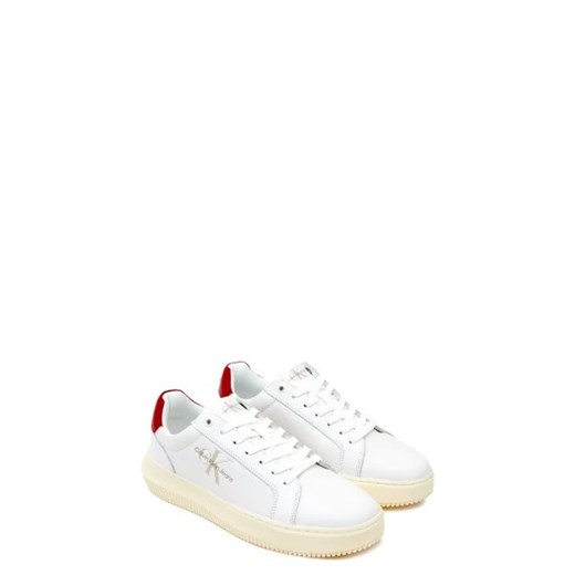 CALVIN KLEIN JEANS Skórzane sneakersy CHUNKY CUPSOLE MONOLOGO 40 Gomez Fashion Store okazja