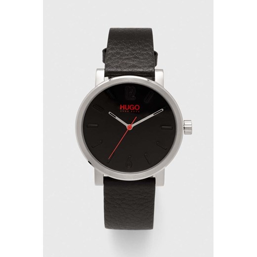 HUGO zegarek męski kolor czarny ONE ANSWEAR.com
