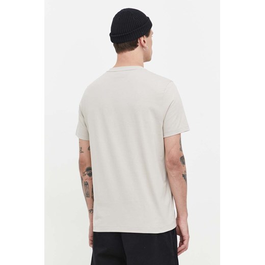 HUGO t-shirt bawełniany męski kolor szary z nadrukiem XL ANSWEAR.com