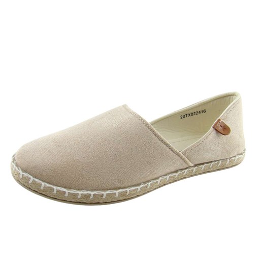 Espadryle damskie NEWS 20TX02-2416 beżowe ze sklepu senity.pl w kategorii Espadryle damskie - zdjęcie 169164595