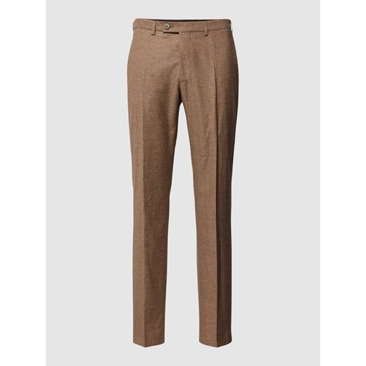 Spodnie do garnituru o kroju slim fit z zapięciem na guzik model ‘Franco’ Digel 56 Peek&Cloppenburg 