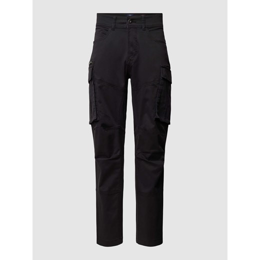 Spodnie cargo o luźnym kroju w jednolitym kolorze ze sklepu Peek&Cloppenburg  w kategorii Spodnie męskie - zdjęcie 169165057
