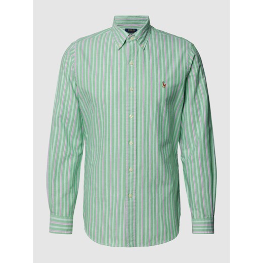 Koszula casualowa o kroju slim fit z wzorem w paski ze sklepu Peek&Cloppenburg  w kategorii Koszule męskie - zdjęcie 169165068