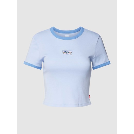 T-shirt krótki z naszywką z motywem ze sklepu Peek&Cloppenburg  w kategorii Bluzki damskie - zdjęcie 169165079