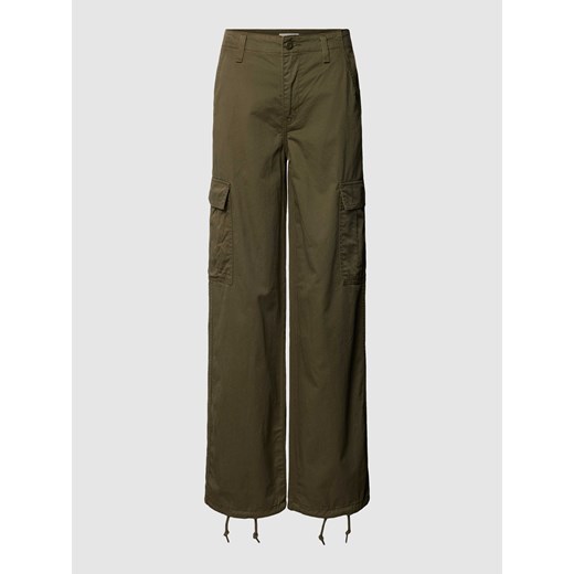 Spodnie cargo w jednolitym kolorze ze sklepu Peek&Cloppenburg  w kategorii Spodnie damskie - zdjęcie 169165496