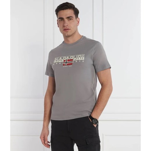 Napapijri T-shirt | Regular Fit ze sklepu Gomez Fashion Store w kategorii T-shirty męskie - zdjęcie 169168015