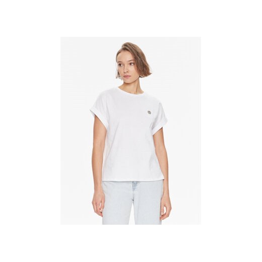 TWINSET T-Shirt 241TP2215 Biały Relaxed Fit ze sklepu MODIVO w kategorii Bluzki damskie - zdjęcie 169180168